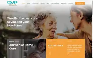 Abpseniorhomecare.com Screenshot 2024-05-21 14:04:01