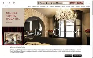 Domhotelroma.com Screenshot 2024-04-17 04:07:29