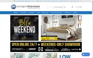 Lexingtonoverstockwarehouse.com Screenshot 2024-05-12 17:47:13