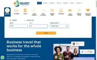 Thedelighttravel.com Screenshot 2024-04-15 00:42:02