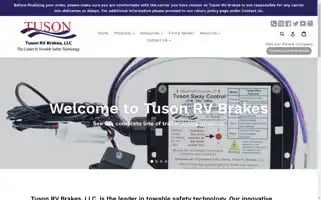 Tusonrvbrakes.com Screenshot 2024-05-04 08:20:31