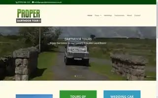 Properdartmoortours.co.uk Screenshot 2024-04-22 17:33:19