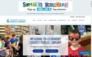 Clermontlibrary.org Screenshot 2024-07-06 13:59:20