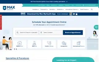 Maxhealthcare.in Screenshot 2024-05-12 21:24:35