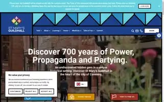 Stmarysguildhall.co.uk Screenshot 2024-06-30 17:16:35