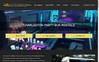 Partybuscharlestonsc.com Screenshot 2024-05-16 11:51:51