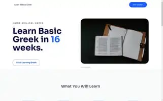 Learnbiblicalgreek.org Screenshot 2024-05-22 16:41:05
