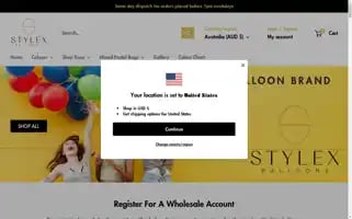 Stylexballoons.com.au Screenshot 2024-05-03 12:53:51