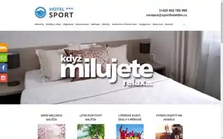 Sporthoteldm.cz Screenshot 2024-04-14 09:40:12