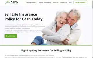 Apexlifesettlements.com Screenshot 2024-06-30 11:35:46