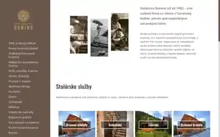 Stolarstvodomino.sk Screenshot 2024-05-19 22:35:37