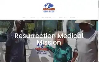 Resurrectionmedicalmission.com Screenshot 2024-05-28 07:25:25