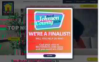 Topnotchheatingandair.com Screenshot 2024-05-14 13:53:36