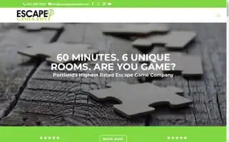 Escapegamespdx.com Screenshot 2024-05-09 14:45:17