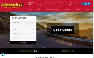 Auburndaletires.com Screenshot 2024-05-08 15:10:36