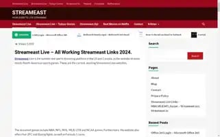 Streameast.help Screenshot 2024-07-06 14:52:52