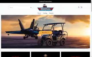 Maverickscustomcarts.com Screenshot 2024-04-27 15:55:15
