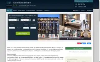 Spicehotel-milano.com Screenshot 2024-04-17 06:45:27