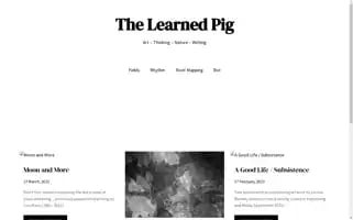 Thelearnedpig.org Screenshot 2024-05-14 09:27:02