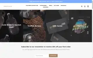 Sweetleafcoffe.myshopify.com Screenshot 2024-04-26 01:25:33