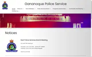 Gananoquepoliceservice.com Screenshot 2024-06-28 23:49:47