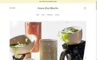 Greenzenmatcha.com Screenshot 2024-05-03 20:46:34