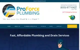 Proforceplumbing.com Screenshot 2024-05-16 13:50:11
