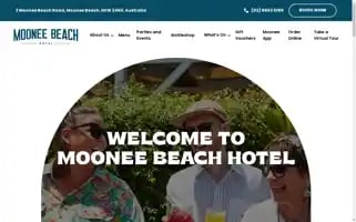Mooneebeachhotel.com.au Screenshot 2024-04-14 13:52:30