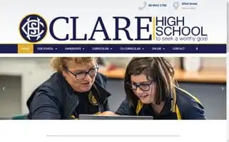 Clarehs.sa.edu.au Screenshot 2024-07-02 01:32:35