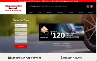 Performancetireauto.com Screenshot 2024-05-13 08:53:01
