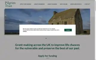 Thepilgrimtrust.org.uk Screenshot 2024-06-29 17:00:08