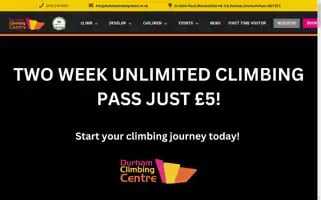Durhamclimbingcentre.co.uk Screenshot 2024-05-09 12:06:57