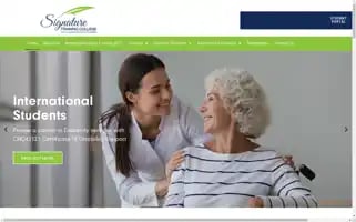 Signaturetraining.edu.au Screenshot 2024-06-17 10:16:28