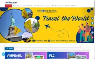 Neworldtravel.com.vn Screenshot 2024-04-23 06:56:11