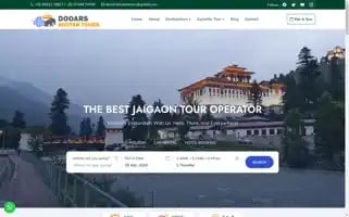 Dooarsbhutantours.com Screenshot 2024-04-26 06:23:53