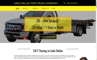 Lakedallastowtruck.com Screenshot 2024-05-16 05:01:29