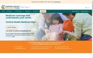 Centralhealthplan.com Screenshot 2024-07-04 08:09:58