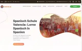 Spanischkurse-taronja.de Screenshot 2024-07-04 08:21:55