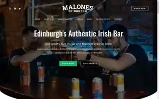 Malonesedinburgh.com Screenshot 2024-07-03 11:29:39
