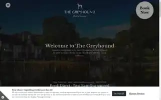 Thegreyhoundhotel.com Screenshot 2024-04-15 18:48:13