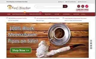 Royalmeerschaumpipes.com Screenshot 2024-05-13 18:20:02