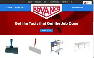 Advance-equipment.com Screenshot 2024-07-08 17:38:37