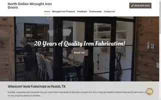 Northdallaswroughtirondoors.com Screenshot 2024-05-16 10:02:55
