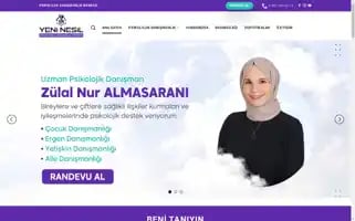 Yeninesildanisman.com Screenshot 2024-05-17 05:12:06