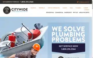 Citywideplumbers.com Screenshot 2024-07-06 20:03:00