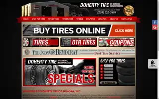 Dohertytire.com Screenshot 2024-05-09 11:09:56