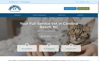 Carolinabeachanimalhospital.com Screenshot 2024-06-18 12:45:53