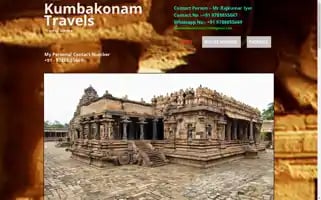 Kumbakonamtravels.com Screenshot 2024-04-14 10:47:02