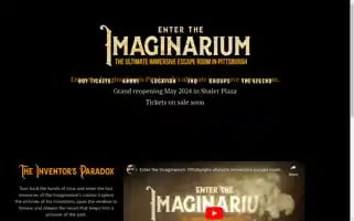 Entertheimaginariumpgh.com Screenshot 2024-05-09 14:23:11