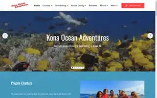 Konaoceanadventures.com Screenshot 2024-07-06 03:22:04